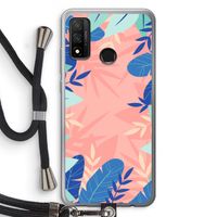 Tropisch: Huawei P Smart (2020) Transparant Hoesje met koord