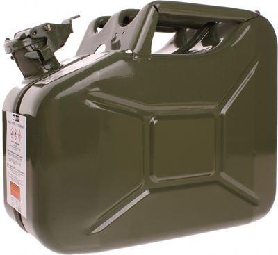 ProPlus stalen jerrycan 10 liter groen