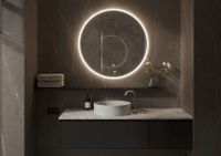 Martens Design Porto spiegel met LED verlichting, spiegelverwarming en touchbediening 100cm