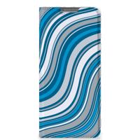 OPPO Find X5 | Hoesje met Magneet | Waves Blue