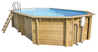Weva Octo+ 640 houten zwembad (hoogte 1,46)
