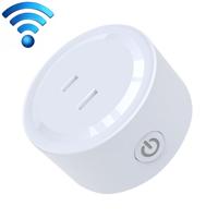 10A ronde vorm WiFi Mini Plug APP afstandsbediening Timer slimme Socket Support Alexa & Google Startpagina AC 100-240V JP / Amerikaanse stekker