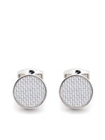 Tateossian boutons de manchette à design embossé - Argent
