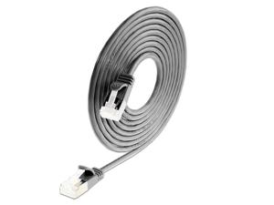 SLIM Patchcords PKW-LIGHT-STP-K6A 1.0 SW netwerkkabel Zwart 1 m Cat6a U/FTP (STP)