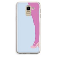 Pink panty: Samsung Galaxy J6 (2018) Transparant Hoesje