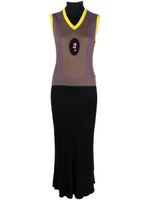 CORMIO robe colour block en maille - Marron CORMIO robe colour block en maille - Marron