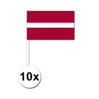 Handvlag Letland set van 10