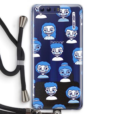 Gezichtjes: Honor 9 Transparant Hoesje met koord