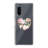 GRL PWR Flower: Sony Xperia 5 Transparant Hoesje
