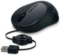SpeedLink BEENIE Muis USB Optisch Zwart 3 Toetsen 1200 dpi Met kabelroller - thumbnail