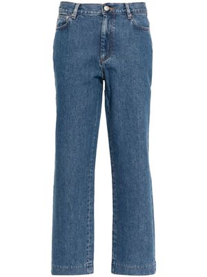 A.P.C. jean droit New Sailor à taille haute - Bleu