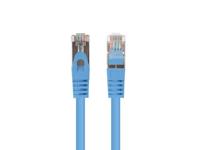 PATCHCORD KAT.6 UTP 0.5M NIEBIESKI FLUKE PASSED LANBERG 10-PACK
