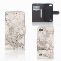 LG Q6 | LG Q6 Plus Bookcase Marmer Beige - thumbnail