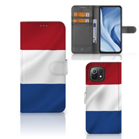 Xiaomi 11 Lite 5G NE | Mi 11 Lite Bookstyle Case Nederlandse Vlag - thumbnail