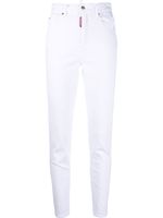 DSQUARED2 jean skinny à taille haute - Blanc