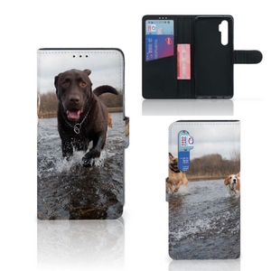 Xiaomi Mi Note 10 Lite Telefoonhoesje met Pasjes Honden Labrador