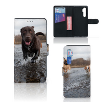 Xiaomi Mi Note 10 Lite Telefoonhoesje met Pasjes Honden Labrador - thumbnail