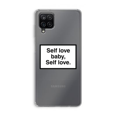 Self love: Samsung Galaxy A12 Transparant Hoesje