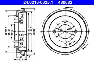 ATE Remtrommel 24.0218-0025.1