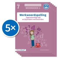 Werkwoordspelling werkboek 1 groep 7 (Set van 5) (Paperback)