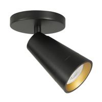 Highlight SpotPetunia zwart met goud enkel - S7135.01