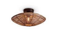 GOOD&MOJO Plafondlamp 'Tanami' Rotan, 40cm, kleur Naturel