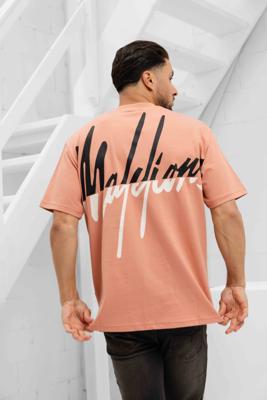 Malelions Split T-Shirt Heren Oranje - Maat XS - Kleur: Oranje | Soccerfanshop