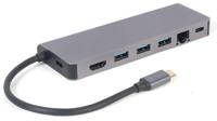 Cablexpert USB-C 5-in-1 multi adapter USB-C dock 5-voudig - 9530505