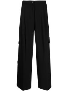 TWINSET pantalon droit à poches cargo - Noir