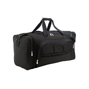 Weekendtas zwart 48 liter - Reistas - 62 x 30 x 26 cm - Reistas (volwassen)