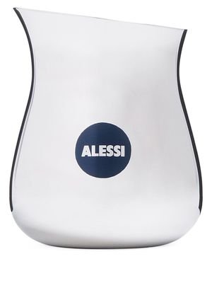 Alessi vase incurvé à logo - Argent