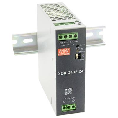 MW Mean Well XDR-240E-24 DIN-rail netvoeding 24 V 10 A 240 W Inhoud 1 stuk(s)