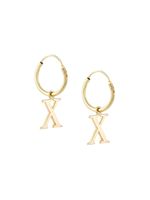 Wouters & Hendrix Gold boucles d'oreilles "X" en or 18ct - Métallisé