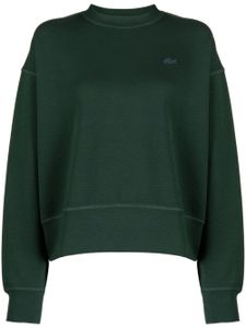 Lacoste sweat en jersey à patch logo - Vert