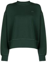 Lacoste sweat en jersey à patch logo - Vert