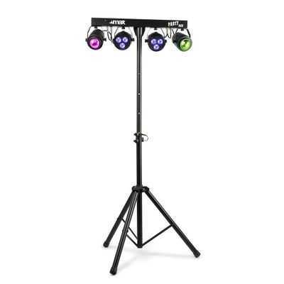 Max PartyBar1 met 2 RGBW LED-parren & 2 Jellymoons op statief