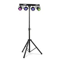 Max PartyBar1 met 2 RGBW LED-parren & 2 Jellymoons op statief