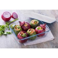 Pyrex cook and freeze glazen vershoudschaal met deksel 1.5l Pyrex cook and freeze glazen vershoudschaal met deksel 1.5l