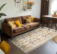 Etnische berber vinyl tapijt beige