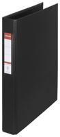 Esselte Standard Ring Binders , PP Black 2 x 25 mm ringband A4 Zwart
