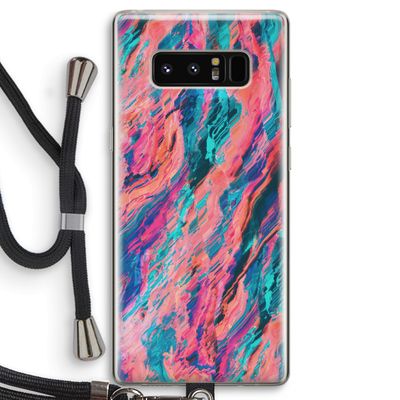 Electric Times: Samsung Galaxy Note 8 Transparant Hoesje met koord