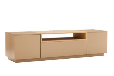 TV-bord LOFT 160 cm naturel grijsbeige - 47812