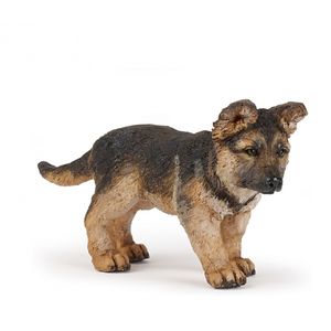 Plastic speelgoed figuur Duitse Herder pup 8 cm   -