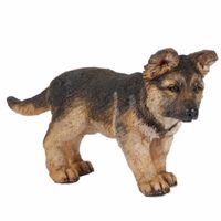 Plastic speelgoed figuur Duitse Herder pup 8 cm   - - thumbnail