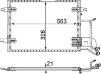 Condensor, airconditioning AC352000S