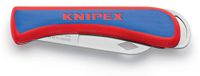 Knipex Elektriciensklapmes | lengte 120 mm | lemmet opklapbaar SB | 1 stuk - 16 20 50 SB - 16 20 50 SB - thumbnail