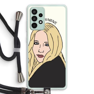 Mary Kate: Samsung Galaxy A52s 5G Transparant Hoesje met koord