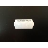 Etiket 2612 diepvries INVRIESDATUM