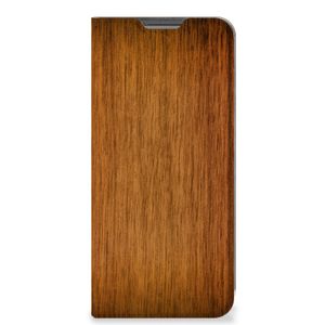 OPPO A96 | A76 Book Wallet Case Donker Hout