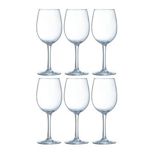 6x Wijnglas/wijnglazen Vina Vap voor rode wijn 260 ml   -